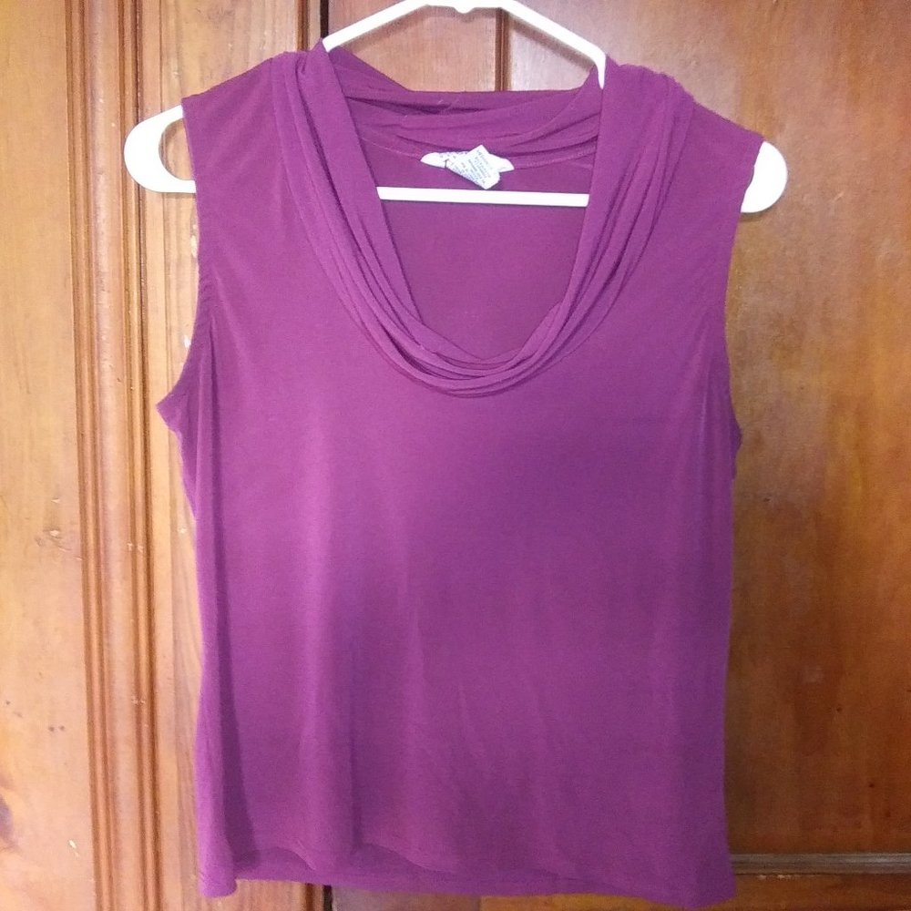 George Stretch Sleeveless Blouse sz. M